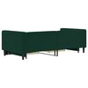vidaXL Válenda s přistýlkou a zásuvkami tmavě zelená 90 x 200 cm samet