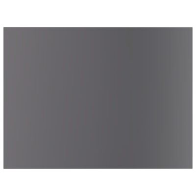 vidaXL Přídavné police 4 ks šedé vysoký lesk 40x30x1,5 cm dřevotříska