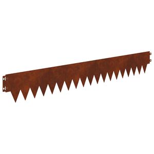 vidaXL Okraj tr&aacute;vn&iacute;ku 30 ks 103 x 15 cm Ocel Rezav&aacute;