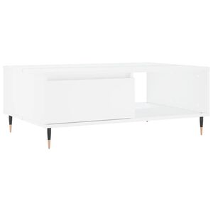 vidaXL Konferenčn&iacute; stolek b&iacute;l&yacute; 90 x 60 x 35 cm kompozitn&iacute; dřevo