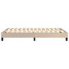 vidaXL R&aacute;m postele s boxspringem cappuccino 120x200 cm uměl&aacute; kůže
