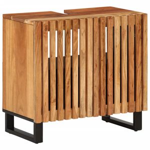 vidaXL Koupelnov&aacute; skř&iacute;ňka pod umyvadlo 62 x 34 x 58 cm masivn&iacute; ak&aacute;cie