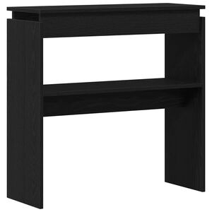 vidaXL Konzolov&yacute; stolek Čern&yacute; dub 80 x 30 x 80 cm Kompozitn&iacute; dřevo