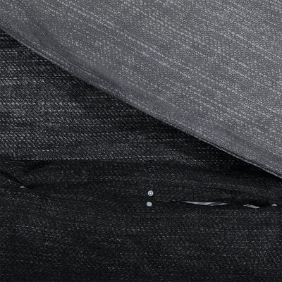 vidaXL Sada ložního prádla tmavě šedá 200 x 200 cm bavlna