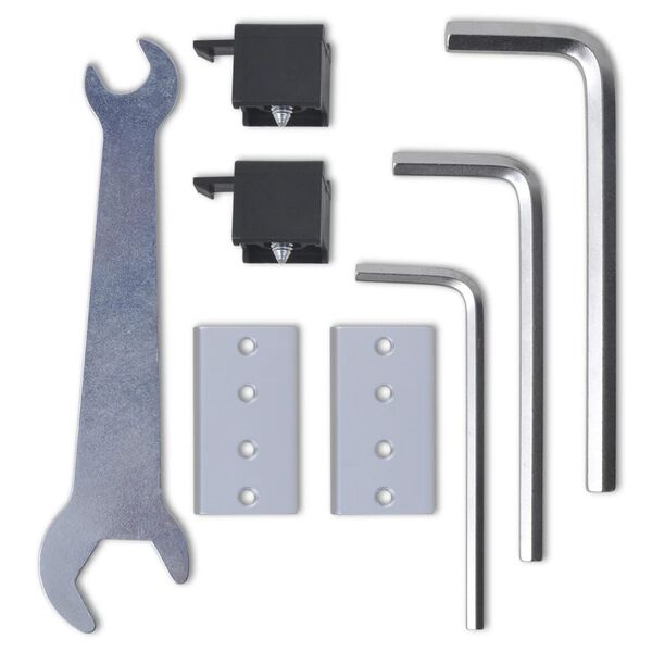 vidaXL Posuvné dveře sklo a hliník 178 cm stříbrné