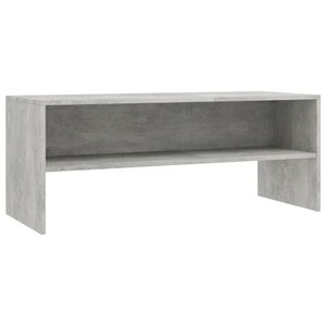 vidaXL TV stolek &scaron;ed&yacute; 100 x 40 x 40 cm kompozitn&iacute; dřevo
