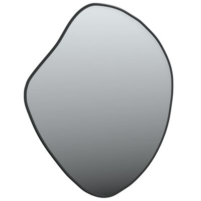 vidaXL Nástěnné zrcadlo černé 60 x 50 cm