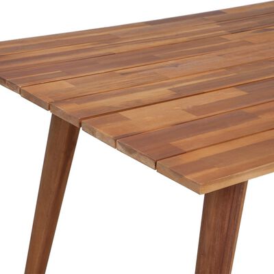 vidaXL Jídelní stůl z masivního akáciového dřeva hnědý