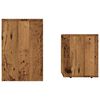 vidaXL Hnízdové konferenční stolky 2 ks old wood kompozitní dřevo