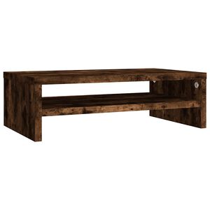 vidaXL Stojan na monitor kouřov&yacute; dub 42 x 24 x 13 cm kompozitn&iacute; dřevo