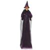 vidaXL Vis&iacute;c&iacute; mluv&iacute;c&iacute; čarodějnice na Halloween Fialov&aacute; 216 x 125 cm