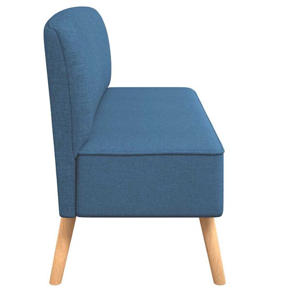 vidaXL Pohovka textil 117 x 55,5 x 77 cm modrá