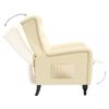 vidaXL Polohovac&iacute; křeslo kr&eacute;mov&eacute; samet