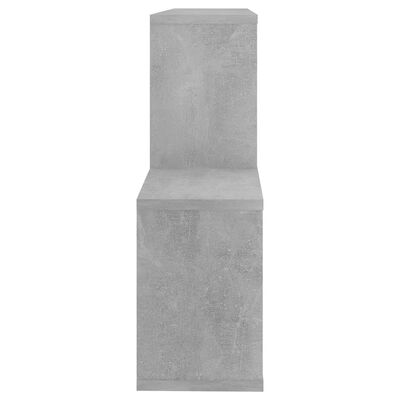 vidaXL Nástěnná police betonově šedá 100 x 18 x 53 cm dřevotříska