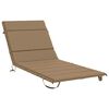 vidaXL Pol&scaron;t&aacute;ř na leh&aacute;tko GEMERT 100% polyester Taupe 200 x 80 x 3 cm