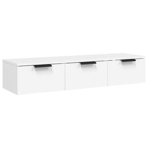 vidaXL N&aacute;stěnn&aacute; skř&iacute;ňka b&iacute;l&aacute; 102 x 30 x 20 cm kompozitn&iacute; dřevo