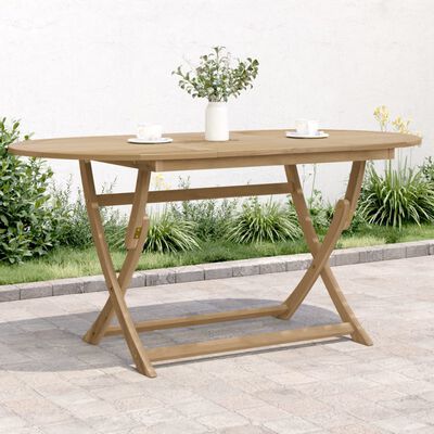 vidaXL Skládací zahradní stůl 160 x 85 x 75 cm masivní akáciové dřevo