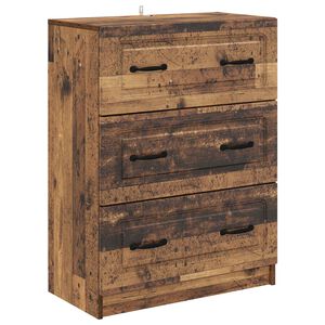 vidaXL Skř&iacute;ň se z&aacute;suvkami Star&eacute; dřevo 66 x 34,5 x 87 cm