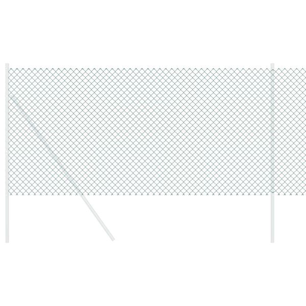 vidaXL Plot z řetězov&yacute;ch odkazů Zelen&aacute; 10 x 1,2 m Ocel