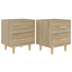 vidaXL Nočn&iacute; stolky 2 ks dub sonoma 40 x 35 x 47,5 cm