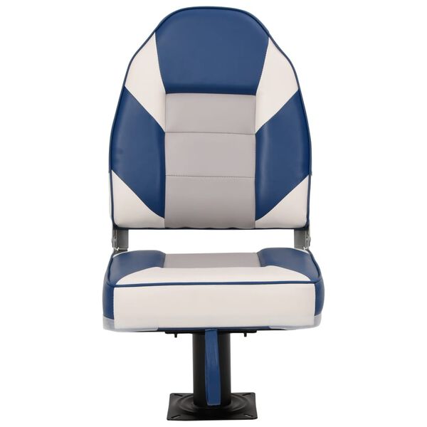 vidaXL 4d&iacute;ln&eacute; skl&aacute;dac&iacute; sedadlo do člunu s vysok&yacute;m opěradlem