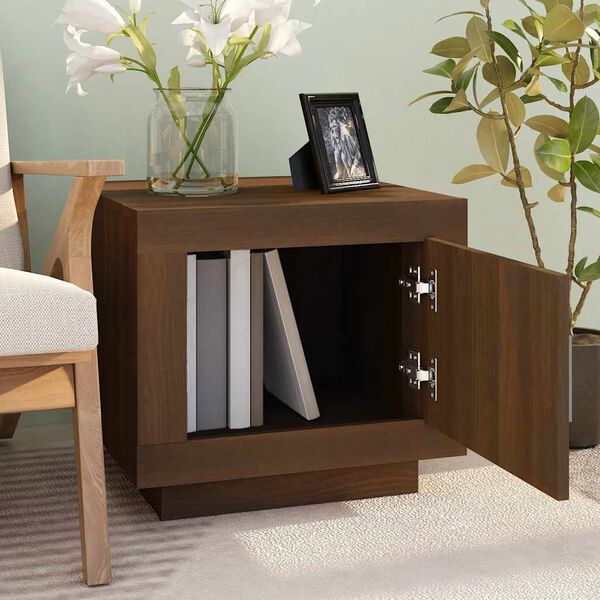 vidaXL Konferenčn&iacute; stolek hněd&yacute; dub 51 x 50 x 45 cm kompozitn&iacute; dřevo