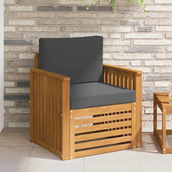 vidaXL Venkovn&iacute; pohovkov&aacute; souprava Př&iacute;rodn&iacute; 71 x 63 x 73 cm