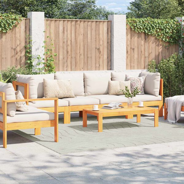 vidaXL Kusov&eacute; koberce Čtvercov&yacute; PALMERAS Zelen&aacute; 240 x 240 cm Polyester