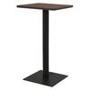 vidaXL Bistro stolek tmav&yacute; jasan 60 x 60 x 107 cm