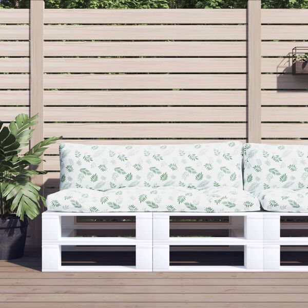 vidaXL Podu&scaron;ky na n&aacute;bytek z palet 2 ks vzor listů oxford