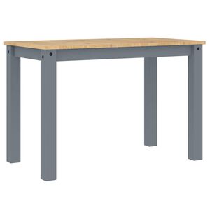 vidaXL J&iacute;deln&iacute; stůl PANAMA &scaron;ed&yacute; 112 x 60 x 75 cm masivn&iacute; borov&eacute; dřevo