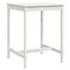 vidaXL Zahradn&iacute; stůl b&iacute;l&yacute; 82,5 x 82,5 x 110 cm masivn&iacute; borov&eacute; dřevo