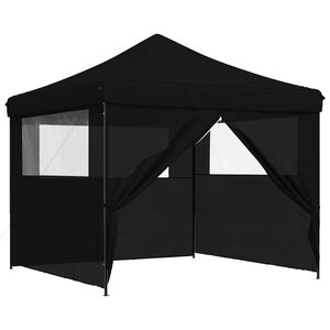 vidaXL Party Stan 292 x 292 x 315 cm Čern&aacute; Oxford l&aacute;tka