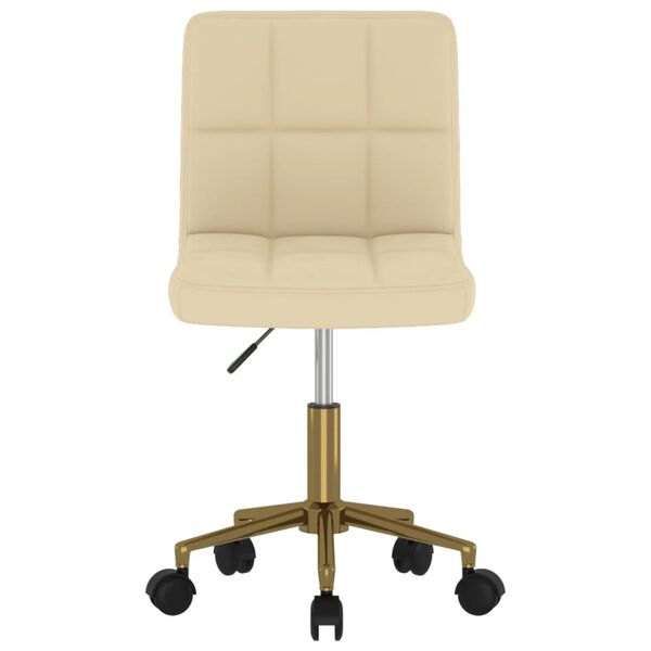 vidaXL Otočn&eacute; j&iacute;deln&iacute; židle 2 ks kr&eacute;mov&eacute; samet