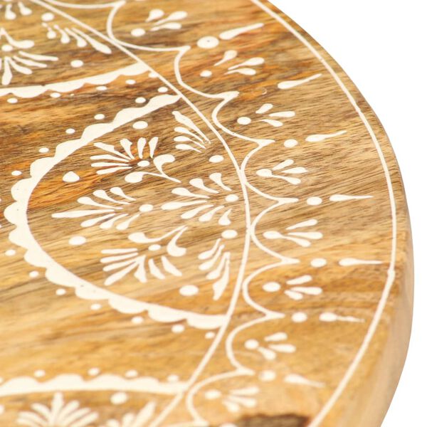 vidaXL Ručně nat&iacute;ran&aacute; stolička 38 x 38 x 35 cm masivn&iacute; mangovn&iacute;k