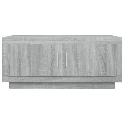 vidaXL Konferenční stolek šedý sonoma 102x50x45 cm kompozitní dřevo