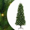vidaXL V&aacute;nočn&iacute; stromeček s 300 LED diodami s stojanem Zelen&aacute; 240 cm PE
