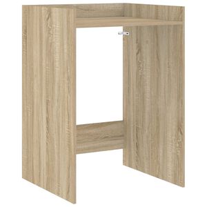 vidaXL Skř&iacute;ň na pračku Dub sonoma 67,5 x 62 x 97 cm Kompozitn&iacute; dřevo