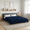 vidaXL Celoročn&iacute; přikr&yacute;vka Tmavě modr&aacute; 220 x 240 cm Mikrovl&aacute;kno