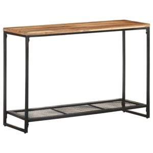vidaXL Konzolov&yacute; stolek 110 x 35 x 75 cm masivn&iacute; ak&aacute;ciov&eacute; dřevo