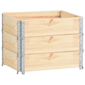 vidaXL Paletov&eacute; n&aacute;stavce 3 ks 60 x 80 cm masivn&iacute; borov&eacute; dřevo