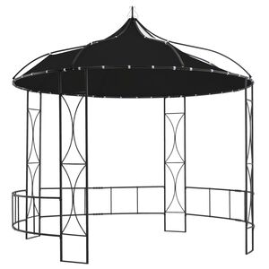 vidaXL Alt&aacute;n 300 x 290 cm antracitov&yacute; kruhov&yacute;