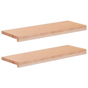 vidaXL Schodi&scaron;ťov&eacute; n&aacute;&scaron;lapy 2 ks 70 x 25 x 2 cm Př&iacute;rodn&iacute;