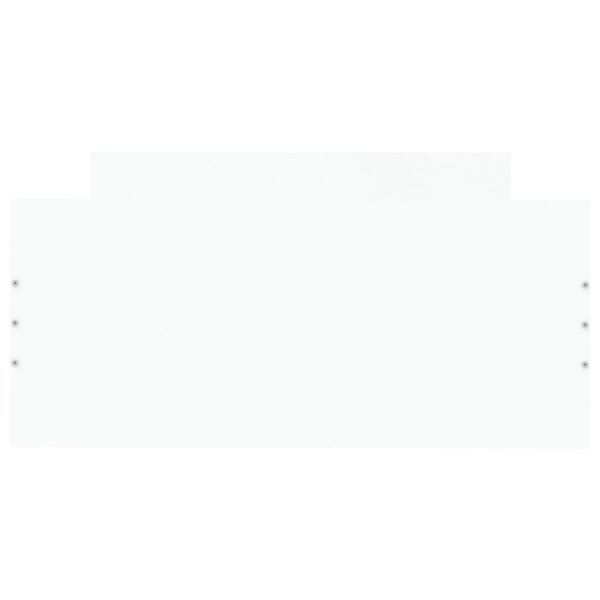 vidaXL R&aacute;m postele b&iacute;l&yacute; 90 x 200 cm kompozitn&iacute; dřevo