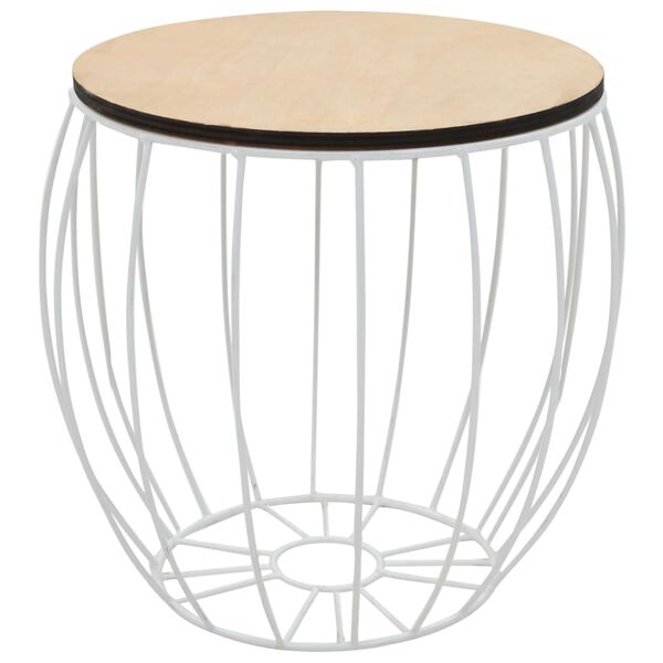 vidaXL Konferenčn&iacute; stolek 3d&iacute;ln&aacute; sada z překližky (topol) a železa