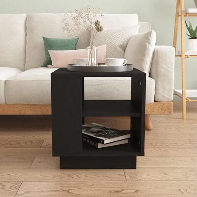 vidaXL Konferenční stolek černý 40 x 40 x 43 cm kompozitní dřevo