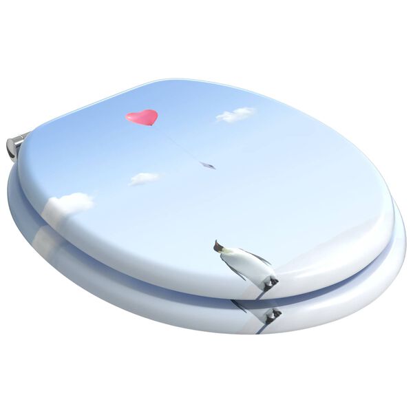 vidaXL Toaletn&iacute; sed&aacute;tko s tlumen&yacute;m zav&iacute;r&aacute;n&iacute;m Modr&aacute; 44 x 38 cm