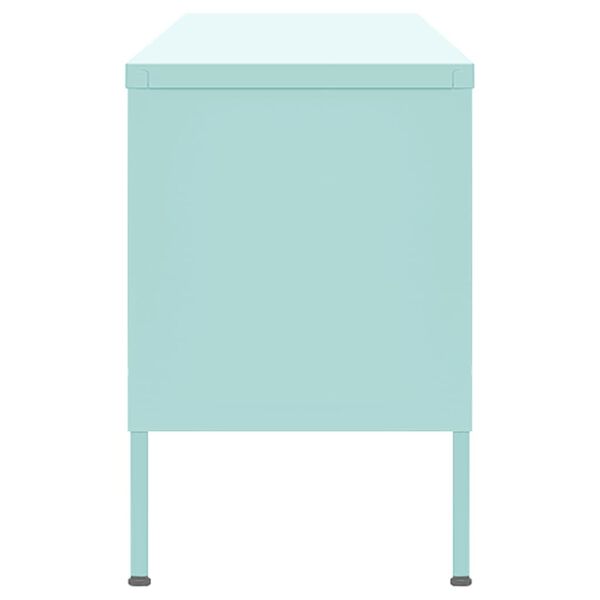 vidaXL TV skříňka mátová 105 x 35 x 50 cm ocel