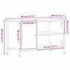 vidaXL Televizn&iacute; skř&iacute;ň Star&eacute; dřevo 80 x 40 x 50 cm Kompozitn&iacute; dřevo