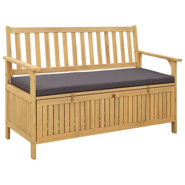 vidaXL &Uacute;ložn&aacute; lavice s pol&scaron;t&aacute;řem s &uacute;loži&scaron;těm se dveřmi